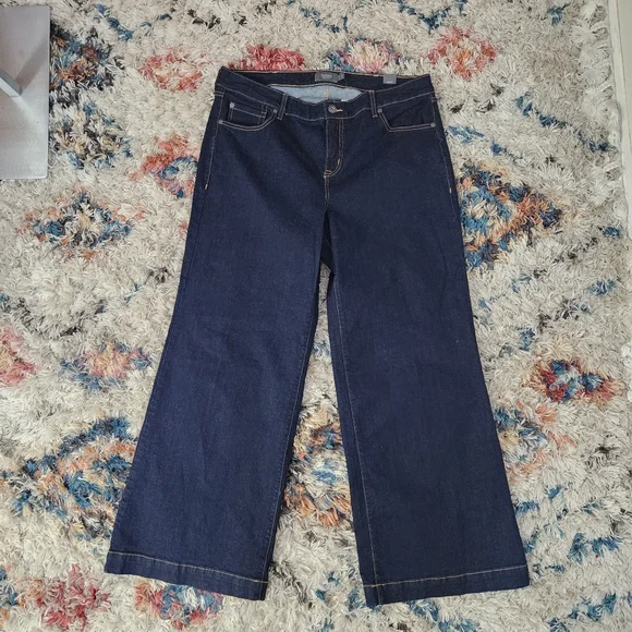 Torrid Wide Leg Vintage Stretch High-Rise Jean Plus Size 18 Boho Bohemian Casual - Picture 4 of 8